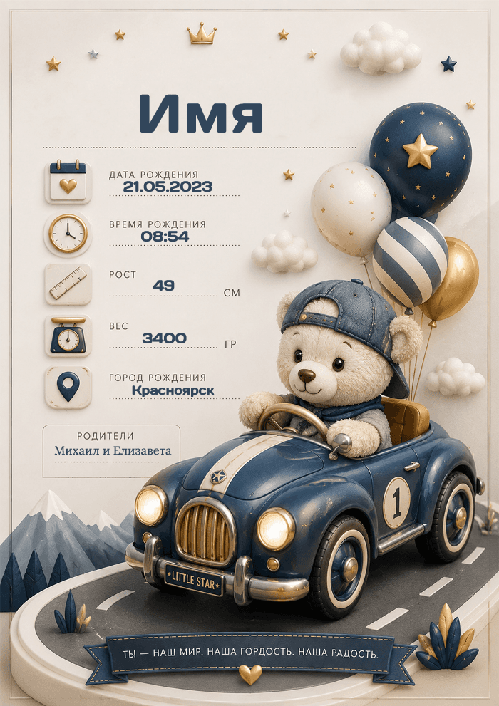 Первая поездка